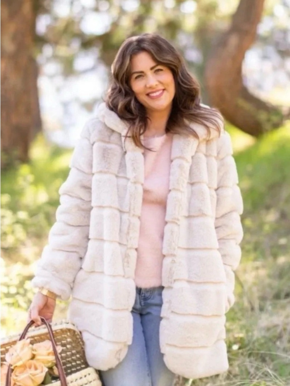 Joe Fresh x Jillian Harris Faux Fur Coat